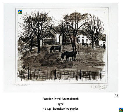 Paarden in wei Ravensbosch